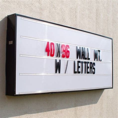 Wall Indoor Letter Boards with Changeable Letters